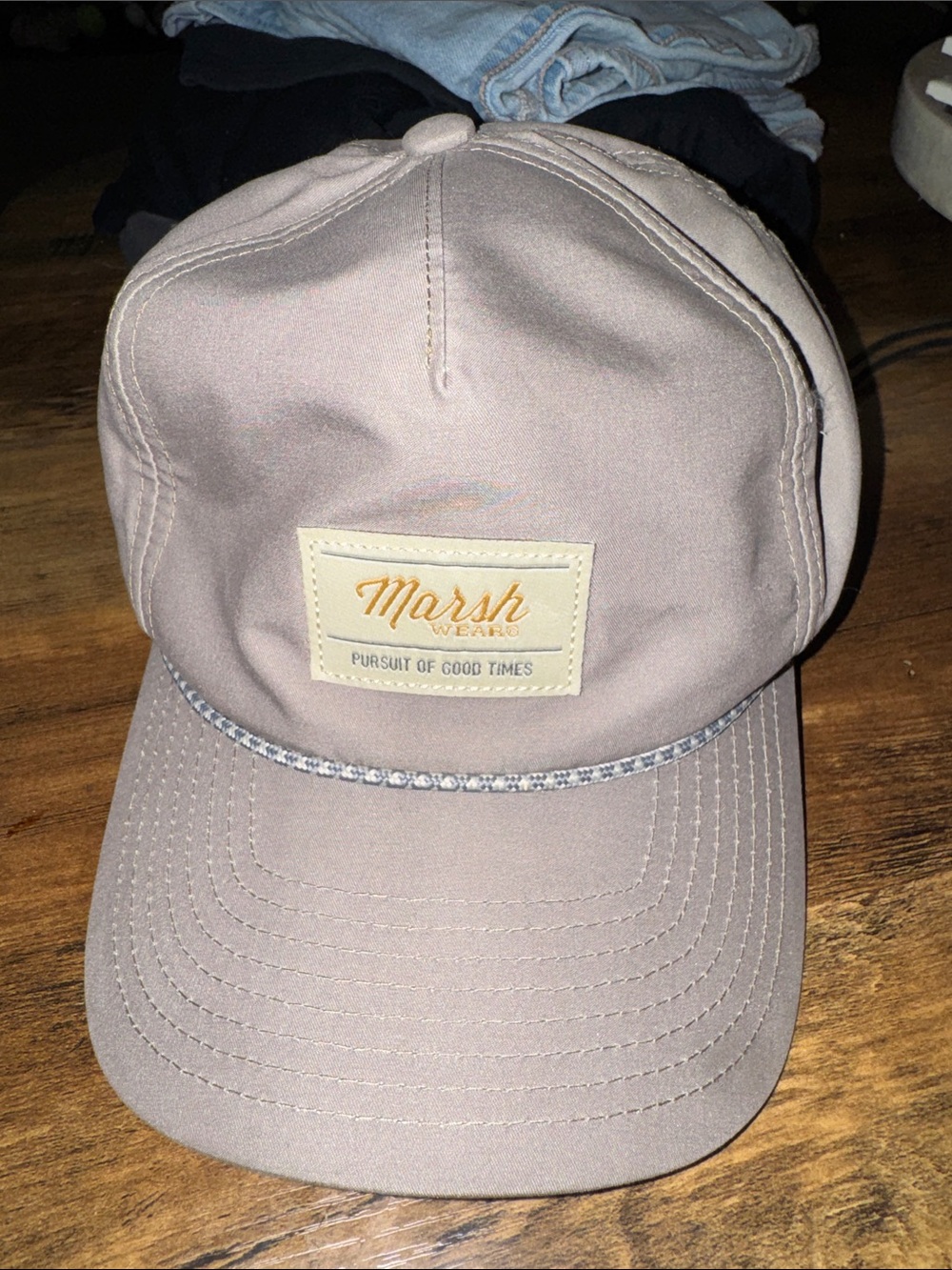Marsh Gear Taupe Baseball Cap - Casual Everyday Hat